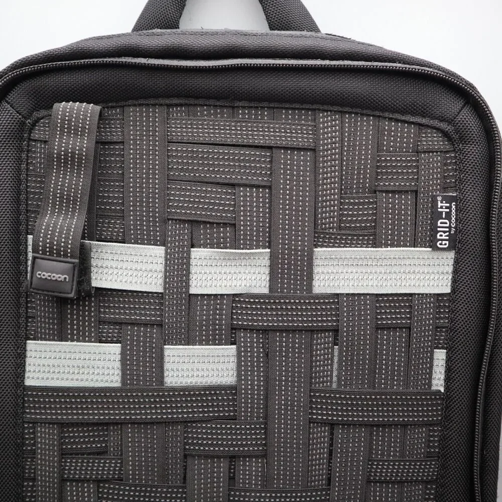 Cocoon Slim Backpack with Built-in Grid-IT! Accessory Organizer Black 15
